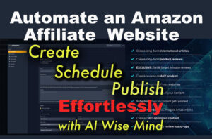 Automate Amazon website with AI Wise Mind